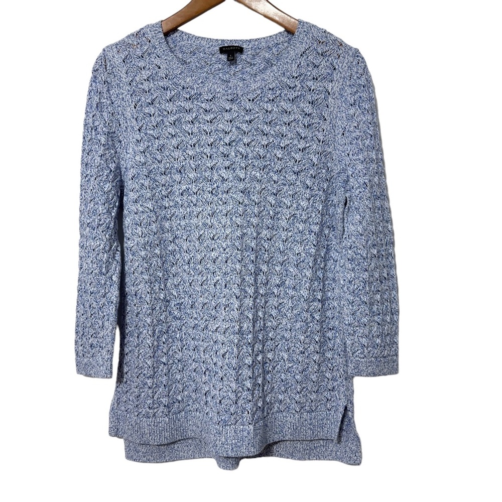 Talbots Linen Sweater Womens Size Lg